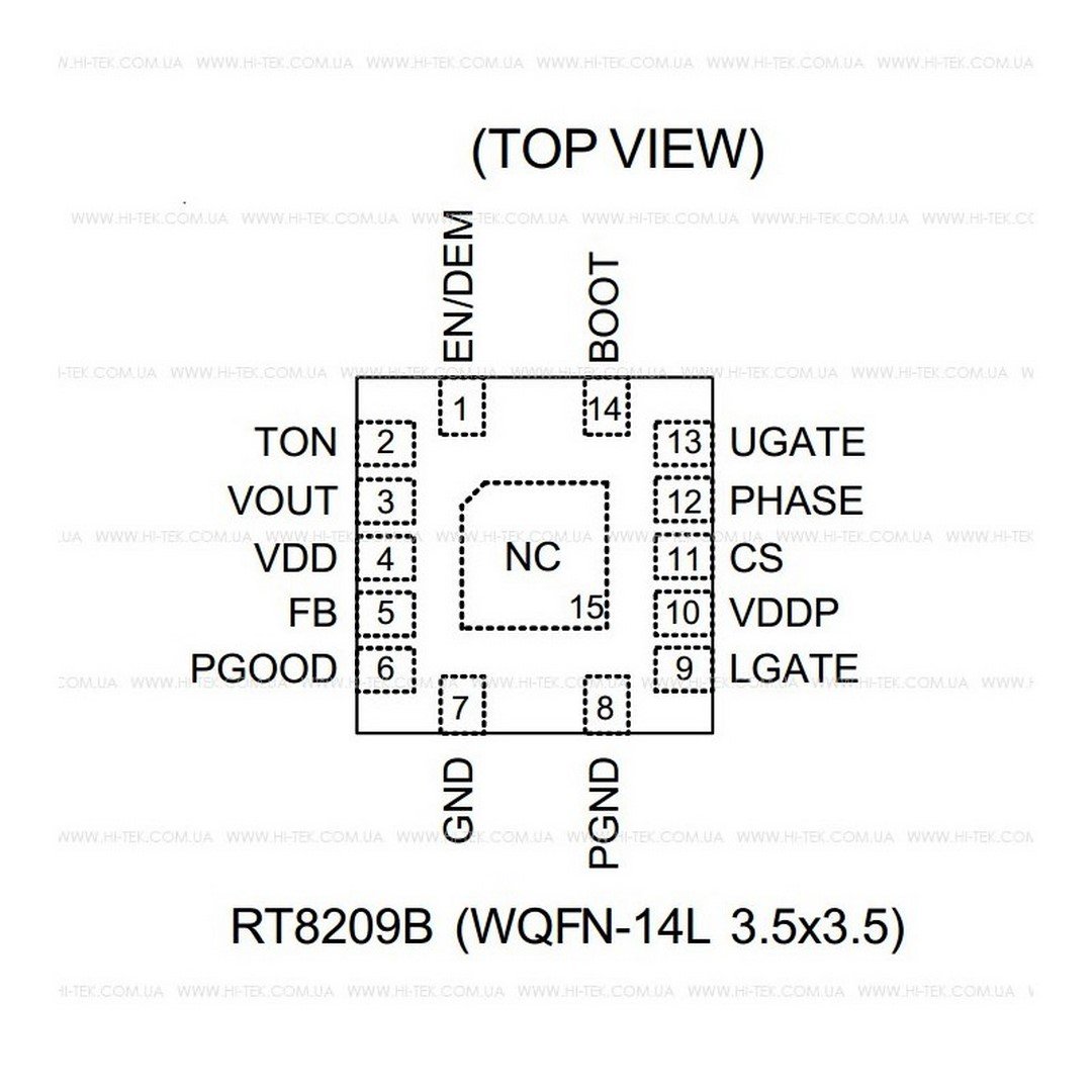 RT8209B RT8209BGQW CHIPSETDEPO